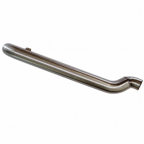 Isuzu D-Max 4.5 inch stainless steel snorkel - product shot on white background