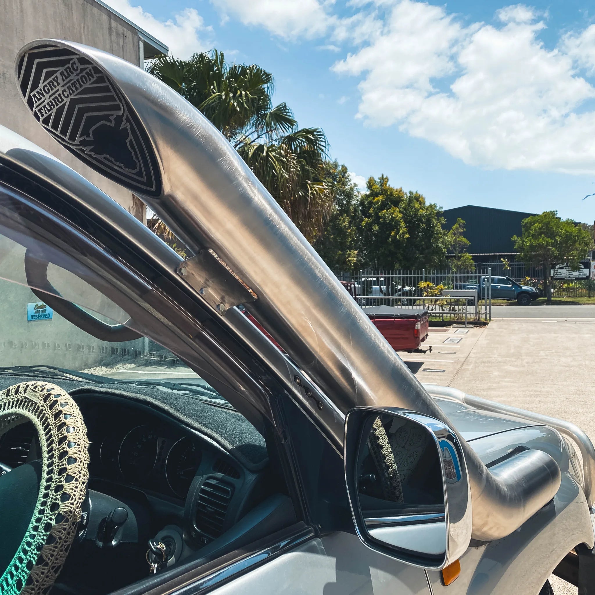 Angry Arc 100/105 Series snorkel intake detail