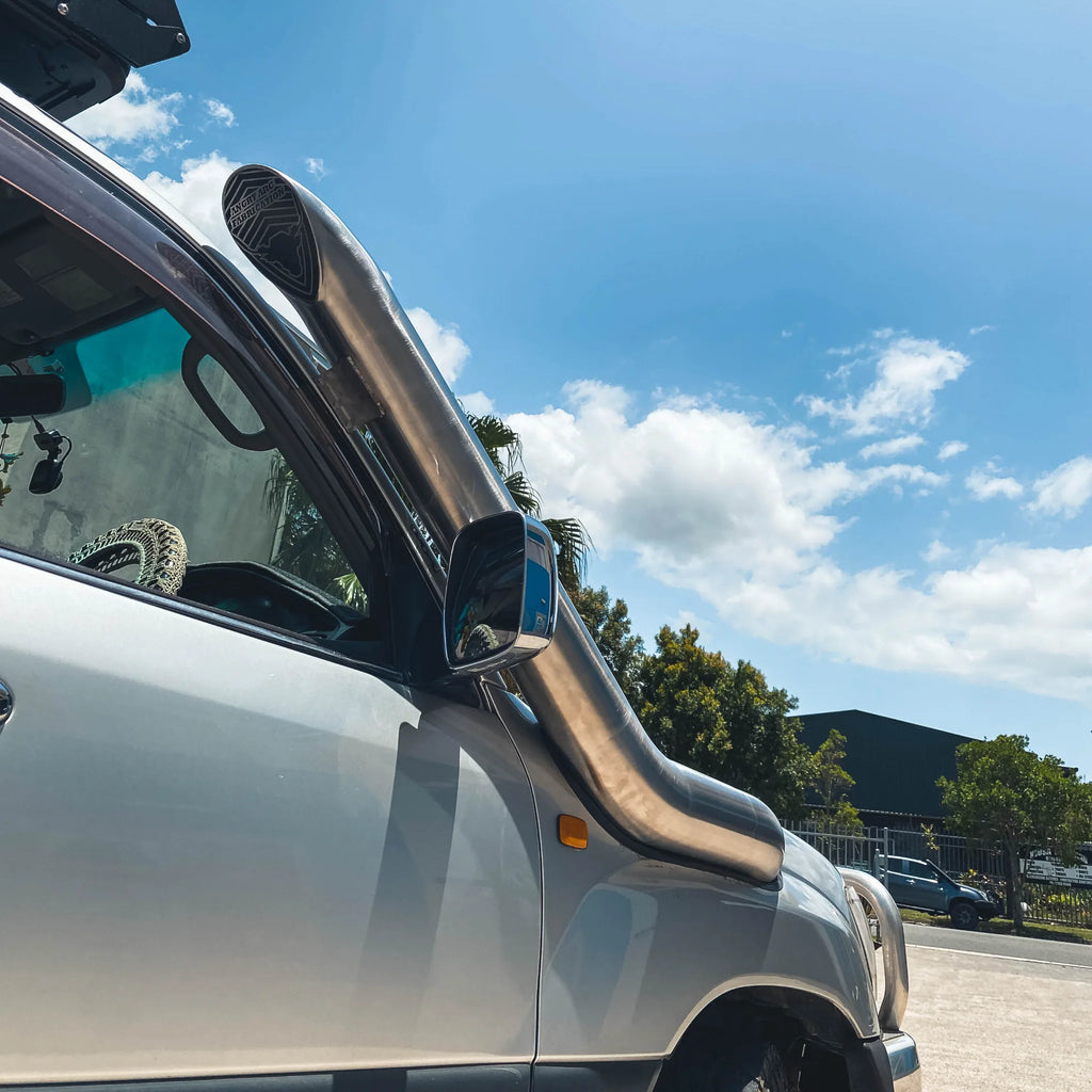 Weld detail on the Toyota Landcruiser 100/105 Series snorkel