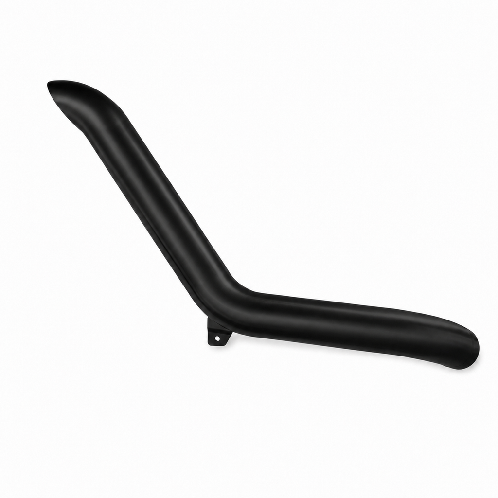 Toyota Landcruiser 70 Series snorkel in gloss black powder coat finish