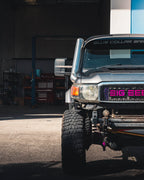 Weld detail on the Toyota Landcruiser 70 Series V8 snorkel