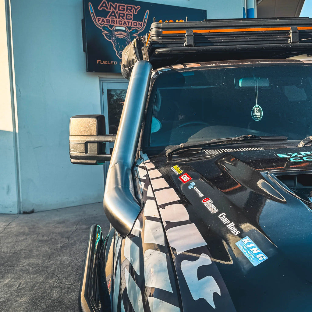 Side view of the Angry Arc 80 Series snorkel