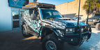 Mandrel-bent body of the Toyota Landcruiser 80 Series snorkel