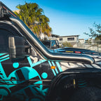 Angry Arc 80 Series snorkel, three-quarter view